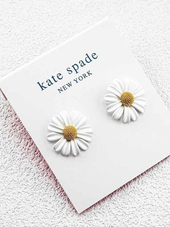 Kate Spade Jewelry - Kate Spade Unique Flower Stud Earrings